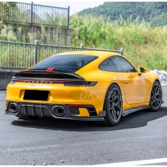 CMST Style Dry Carbon Fiber Rear Diffuser For Porsche 911 Carrera S 992 992.1 2019-2023