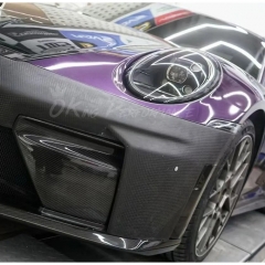 992.2 GT3 Style Front Bumper For Porsche 911 Carrera & S & Turbo S 992 992.1 992.2 2019-2028 Raw Dry Carbon Fiber Version