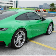 OKing Style Dry Carbon Fiber Side Skirt For Porsche 911 Carrera & S 992 992.1 992.2 2019-2028