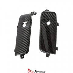 OEM Style Dry Carbon Fiber Front Bumper Trim For Porsche 911 Turbo S 992 992.1 2019-2023