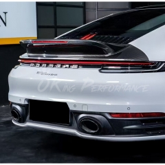 Sport Classic Style Dry Carbon Fiber High Kick Rear Spoiler Wing For Porsche 911 Carrera & S 992 992.1 992.2 2019-2028