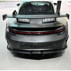 992.2 GT3 Style Rear Bumper For Porsche 911 Carrera & S 992 992.1 2019-2023 Raw Dry Carbon Fiber Version