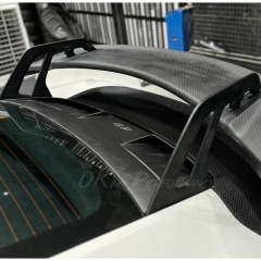 992.2 GT3 Style Rear Spoiler & Base Lid & Engine Cover For Porsche 911 Carrera & S 992 992.1 992.2 2019-2028 Raw Dry Carbon Fiber Version