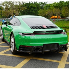 OKing Style Dry Carbon Fiber Rear Diffuser For Porsche 911 Carrera 992 992.1 2019-2023