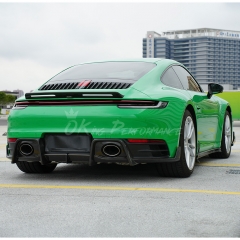 OKing Style Dry Carbon Fiber Rear Diffuser For Porsche 911 Carrera 992 992.1 2019-2023