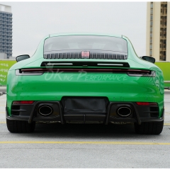OKing Style Dry Carbon Fiber Rear Spoiler For Porsche 911 Carrera 992 992.1 992.2 2019-2028