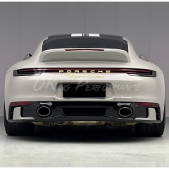 Sport Classic Style Dry Carbon Fiber High Kick Rear Spoiler Wing For Porsche 911 Carrera & S 992 992.1 992.2 2019-2028