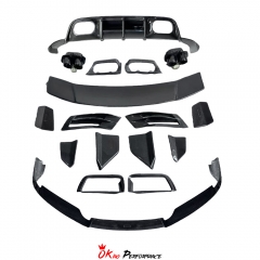 Brabx Style Dry Carbon Fiber Aero Body Kit For Porsche 911 Turbo S 992 992.1 2019-2023