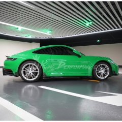 OKing Style Dry Carbon Fiber Side Skirt For Porsche 911 Carrera & S 992 992.1 992.2 2019-2028