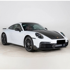 OEM Style Dry Carbon Fiber Front Lip For Porsche 911 Turbo S 992 992.1 2019-2023
