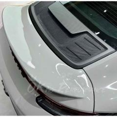 992.2 GT3 Touring Style Dry Carbon Fiber Rear Engine Cover Lid For Porsche 911 Carrera & S 992 992.1 992.2 2019-2028