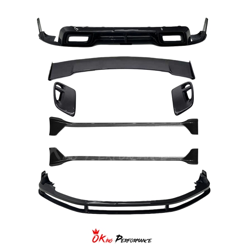 9D 1016 Style Dry Carbon Fiber Aero Body Kits For Porsche 911 Turbo S 992 992.1 2019-2023