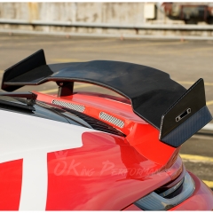 Brabx Style Dry Carbon Fiber Rear Spoiler Wing For Porsche 911 Turbo S 992 992.1 992.2 2019-2028