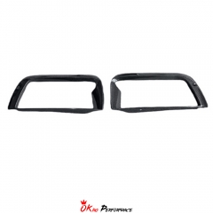 Brabx Style Dry Carbon Fiber Front Bumper Vent For Porsche 911 Turbo S 992 992.1 2019-2023