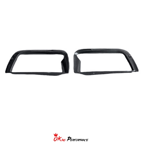 Brabx Style Dry Carbon Fiber Front Bumper Vent For Porsche 911 Turbo S 992 992.1 2019-2023