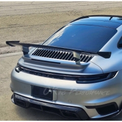 9D 1016 Style Dry Carbon Fiber Rear Spoiler Wing For Porsche 911 Turbo & S 992 992.1 992.2 2019-2028