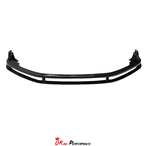 9D 1016 Style Dry Carbon Fiber Front Lip For Porsche 911 Turbo S 992 992.1 2019-2023