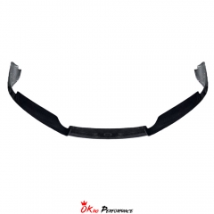 Brabx Style Dry Carbon Fiber Front Lip For Porsche 911 Turbo S 992 992.1 2019-2023