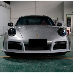 Brabx Style Dry Carbon Fiber Front Lip For Porsche 911 Turbo S 992 992.1 2019-2023