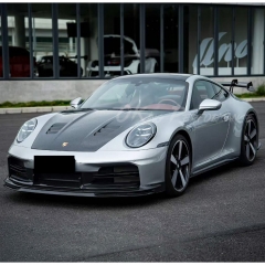 Paktechz Style Dry Carbon Fiber Hood Bonnet For Porsche 911 Carrera & S & Turbo S 992 992.1 992.2 2019-2028