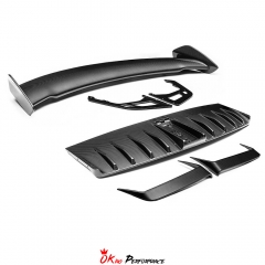 Paktechz Style Dry Carbon Fiber Rear Spoiler & Engine Lid For Porsche 911 Carrera & S 992.1 992.2 2019-2028