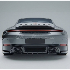 OC Style Dry Carbon Fiber Rear Spoiler Lid For Porsche 911 Carrera & S 992.1 992.2 2019-2028