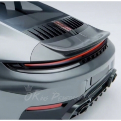 OC Style Dry Carbon Fiber Rear Spoiler Lid For Porsche 911 Carrera & S 992.1 992.2 2019-2028
