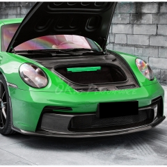 Dry Carbon Fiber Front Bumper Intake Panel For Porsche 911 GT3 992 992.1 2021-2024