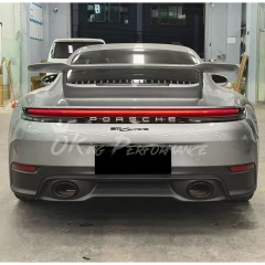 OEM Style Dry Carbon Fiber Rear Bumper Lower Part For Porsche 911 Carrera & S 992.2 2024-2028