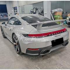 OEM Style Dry Carbon Fiber Rear Bumper Lower Part For Porsche 911 Carrera & S 992.2 2024-2028