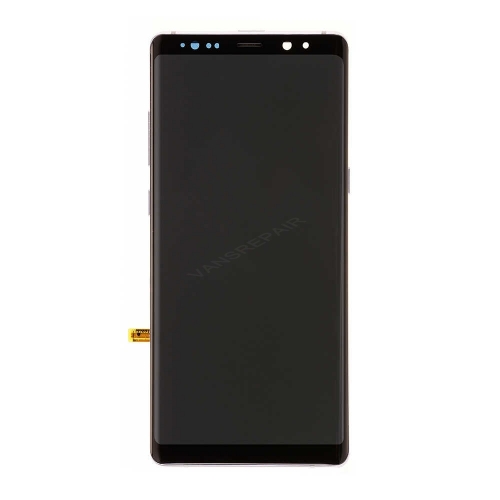 OLED Display and Touch Screen Digitizer Assembly With Frame Replacement For Samsung Galaxy Note 8 - Purple - OEM Refurb