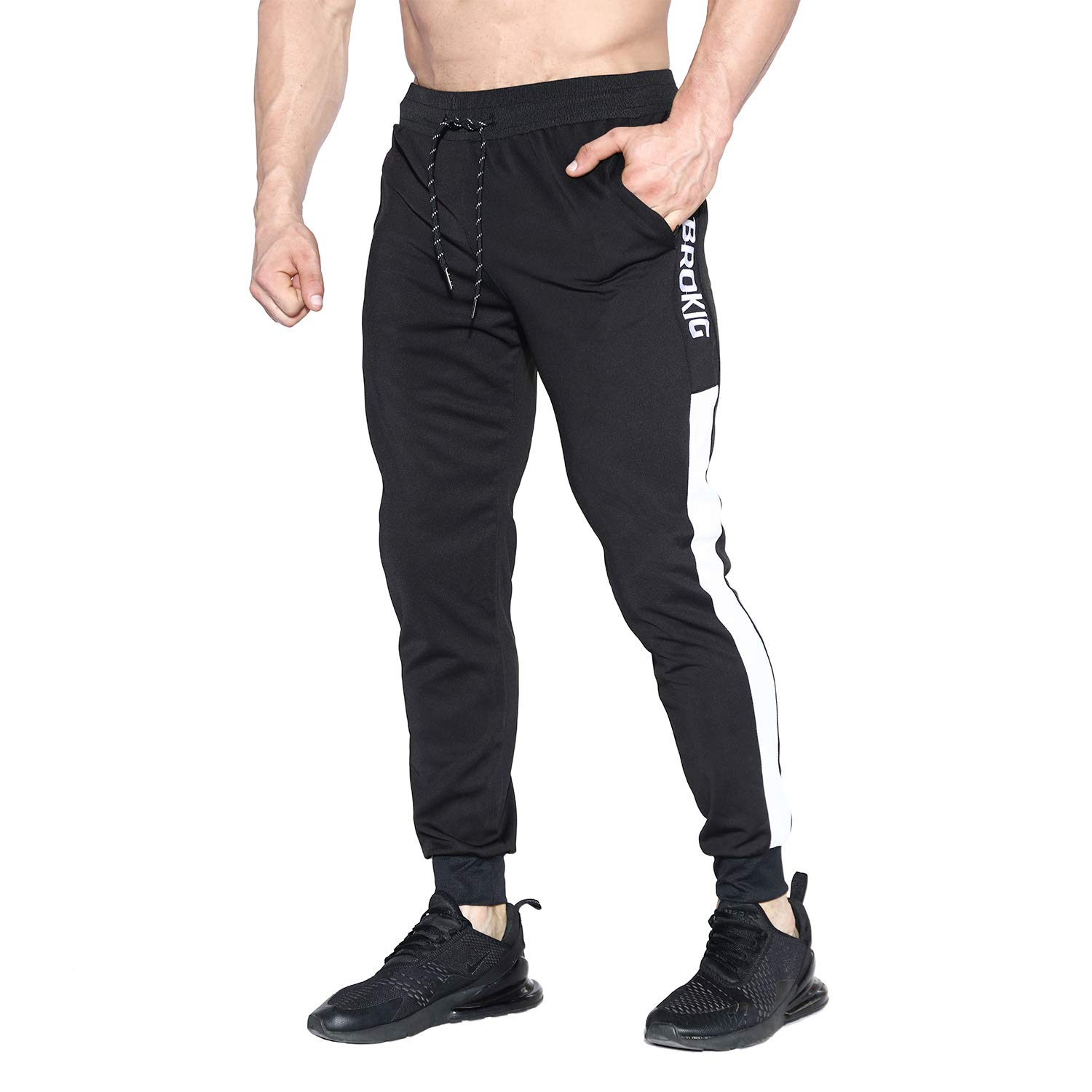 Brokig joggers store