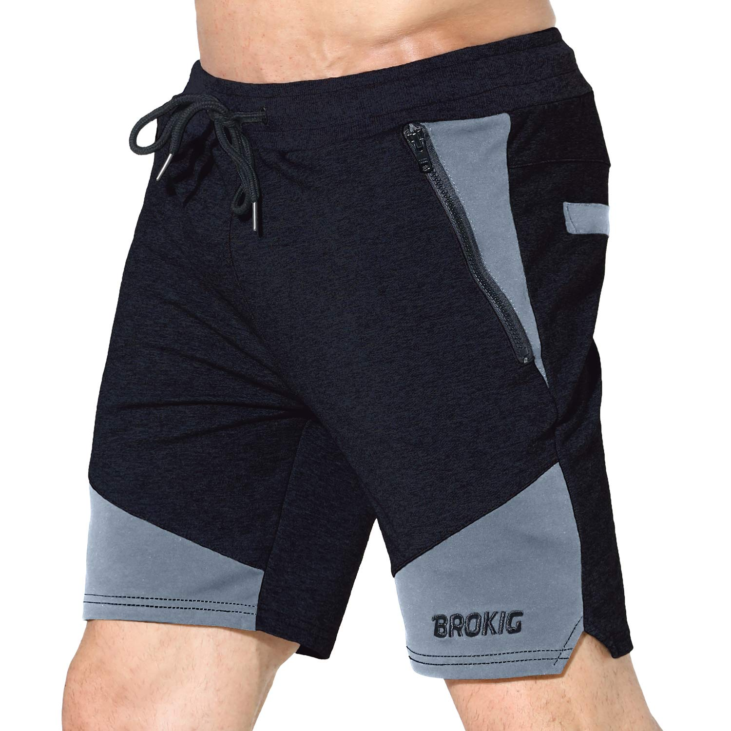 Side Zip Running Shorts
