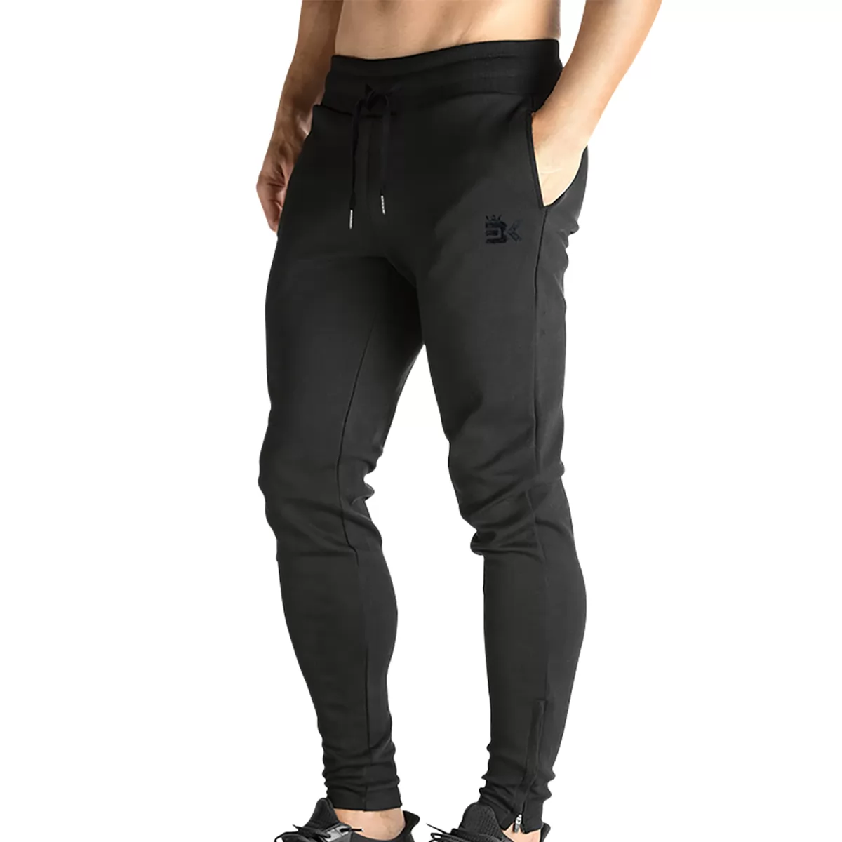 Men's tapered zipper ankle sale jogger pants