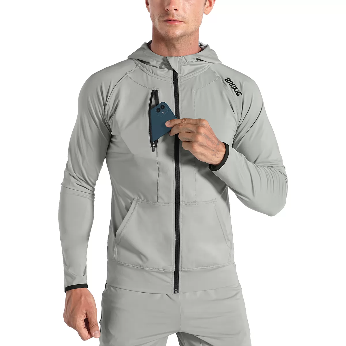 Gym zip best sale up jacket