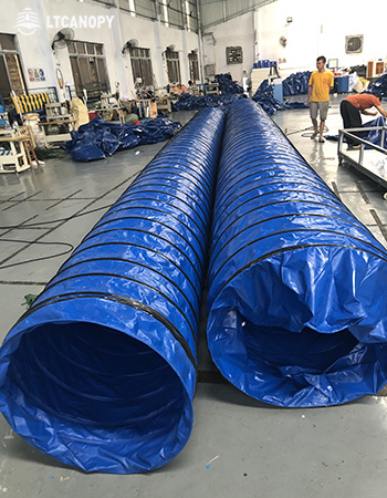 flexible duct hose-yellow pvc heavy duty tarp-1 (4)