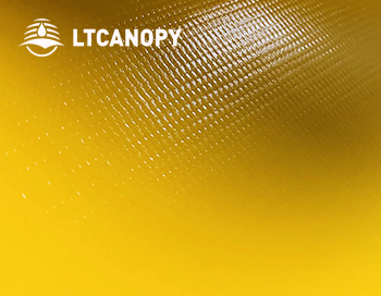 Yellow PVC Heavy Duty Filament Fabric Tarp For TruckTrialer Side Curtain (3)