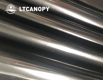 Black Heavy Duty Abrasion Resistant PVC Mesh Coated Tarp (3)