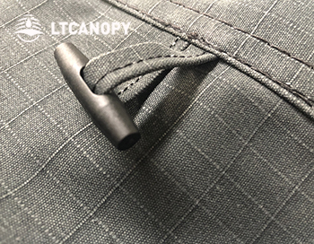 Tartan Gray Organic Silicon Canvas Tarp For Truck Cover