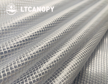 Transparent PVC Heavy Duty Filament Fabric Tarp For Container Cover (3)