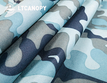 Blue Camouflage oxford tarp for Boat Cover (2)