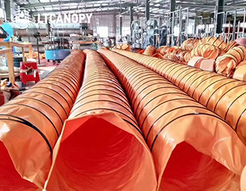 flexible duct hose-yellow pvc heavy duty tarp-1 (1)