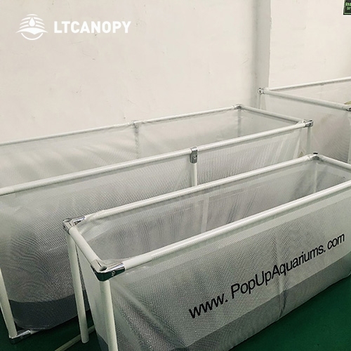 Transparent Rectangle PVC Fabric Tarpaulin Fish Farming Pool