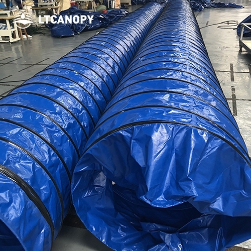 Blue Air Flexible Duct Hose Ventilation Duct PVC Tarpaulin
