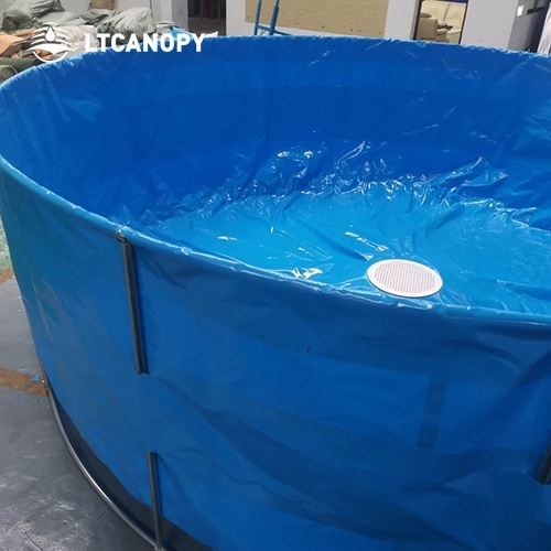 PVC Mesh Coated Tarpaulin For Fish Farming Pond