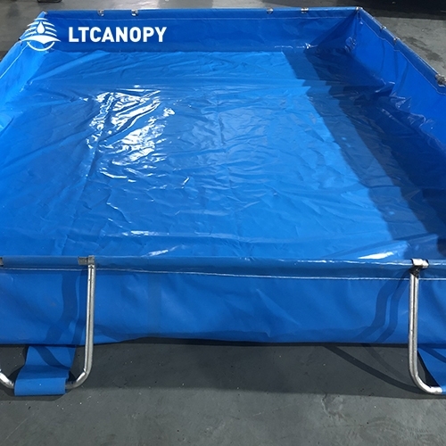 Rectangle PVC Fabric Tarpaulin Fish Farming Pool