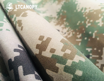 Military Organic Silicon Camofulage Army Canvas Tent (2)-1