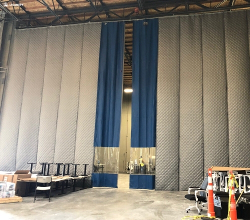 Industrial Soundproof Curtains For Noise Control