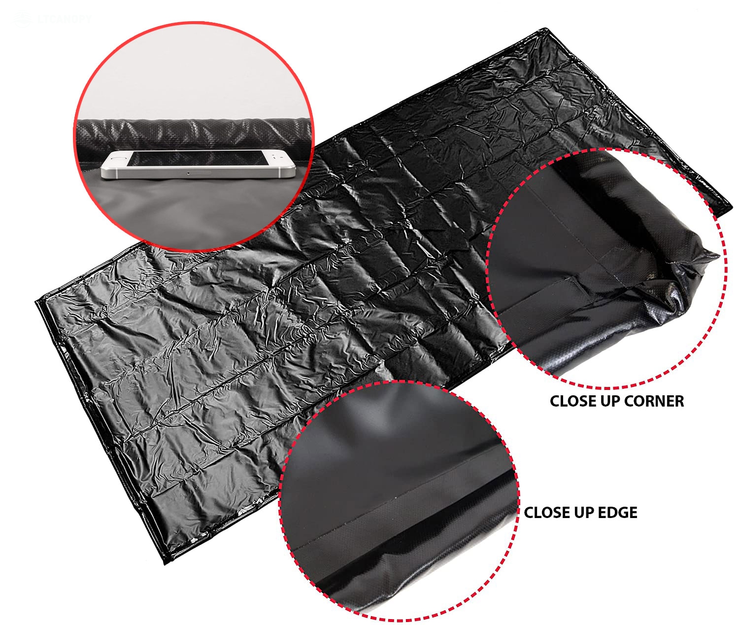 garage containment mats detail