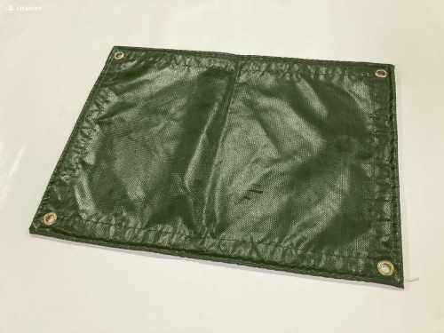 Green Fiberglass Fire Resistant Tarp - Comply with Fire A1/B1 Standard